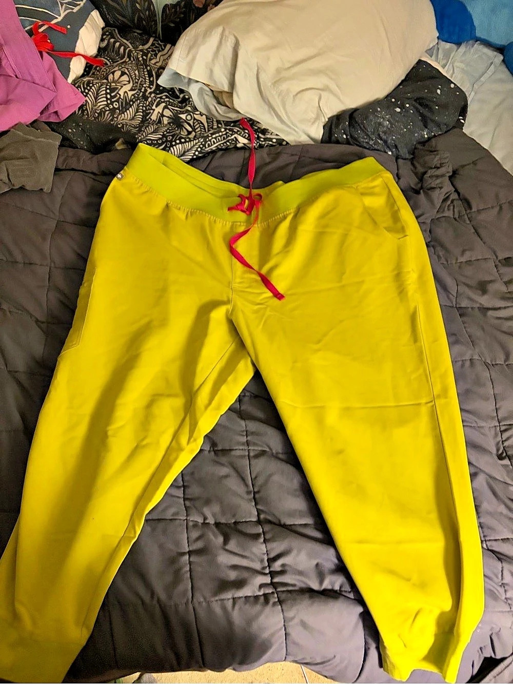 FIGS Zamora Jogger Scrub Pants Yellow